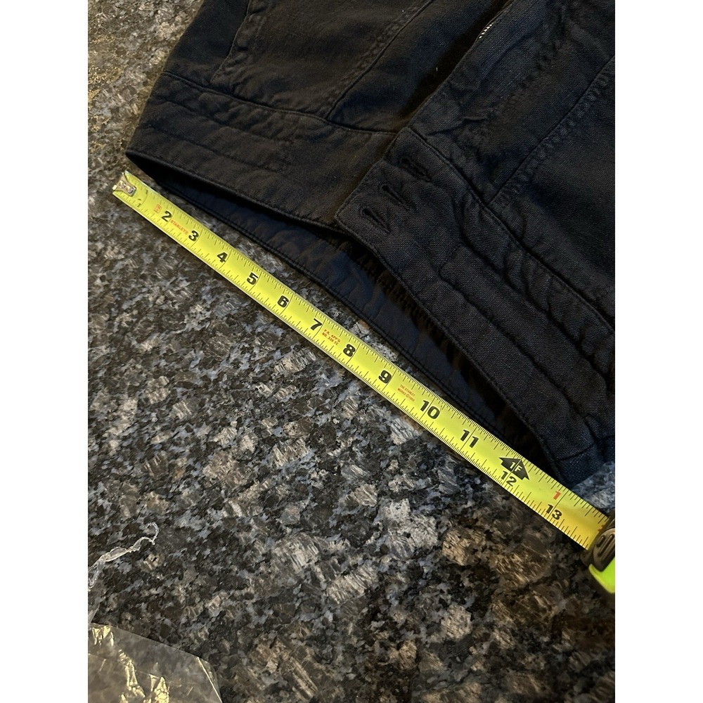 Poetry Women Black Linen Pants Size Us 4. UK 8. NWT 3 Button Pants - Picture 6 of 8